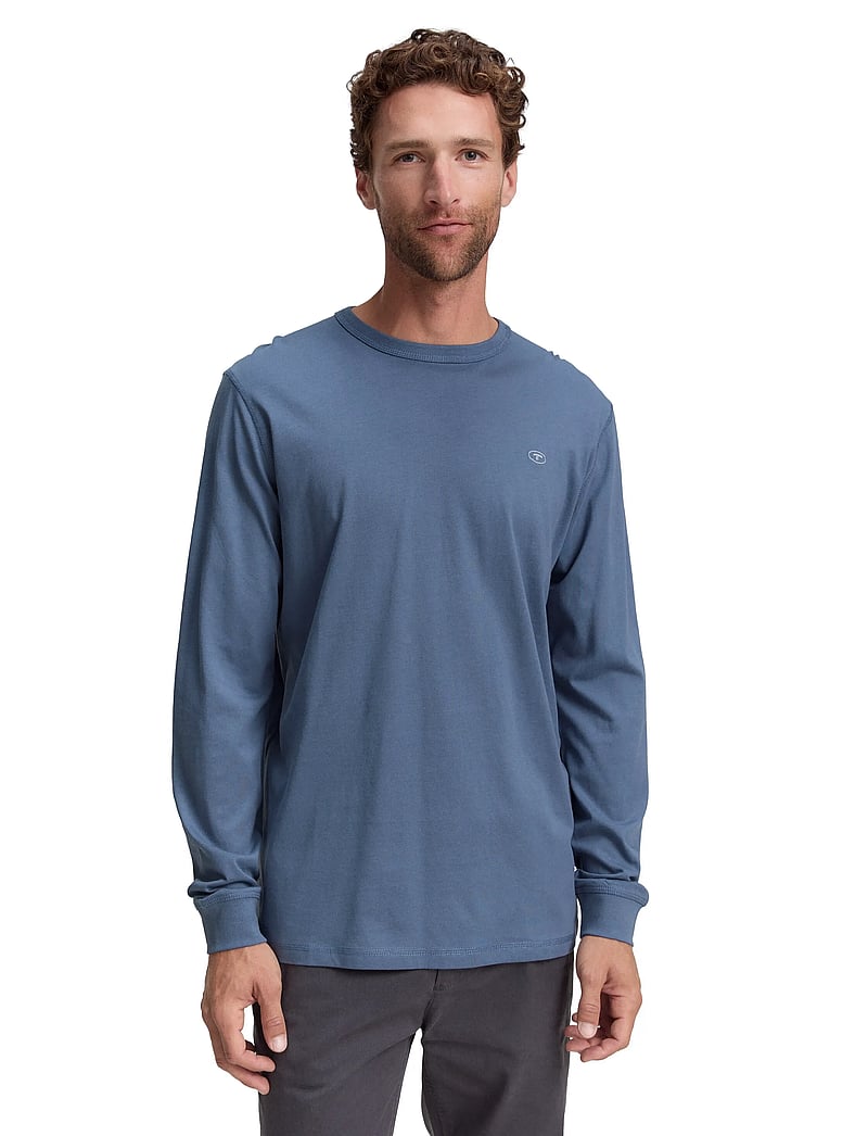 Tom Tailor - basic longsleeve - china blue - 4