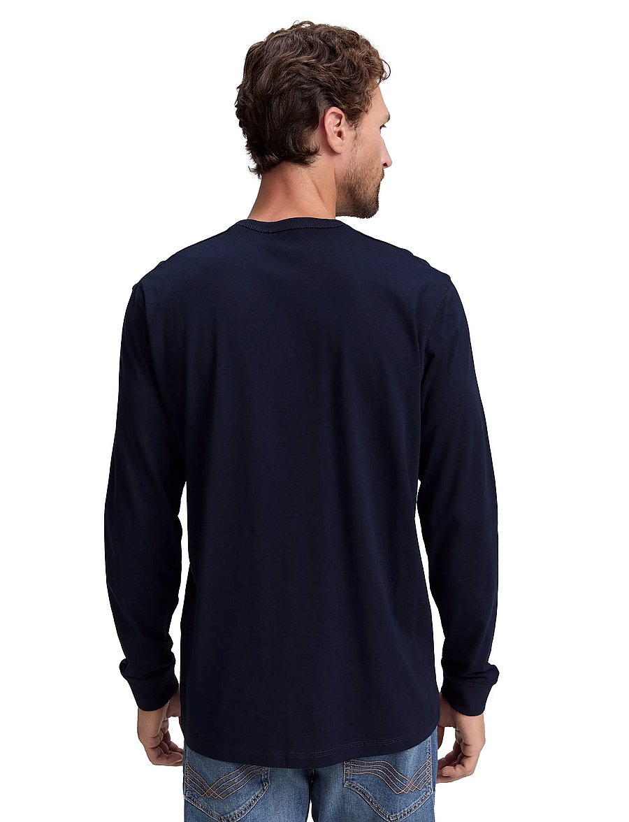 Tom Tailor - basic longsleeve - långärmade t-shirts - sky captain blue - 2