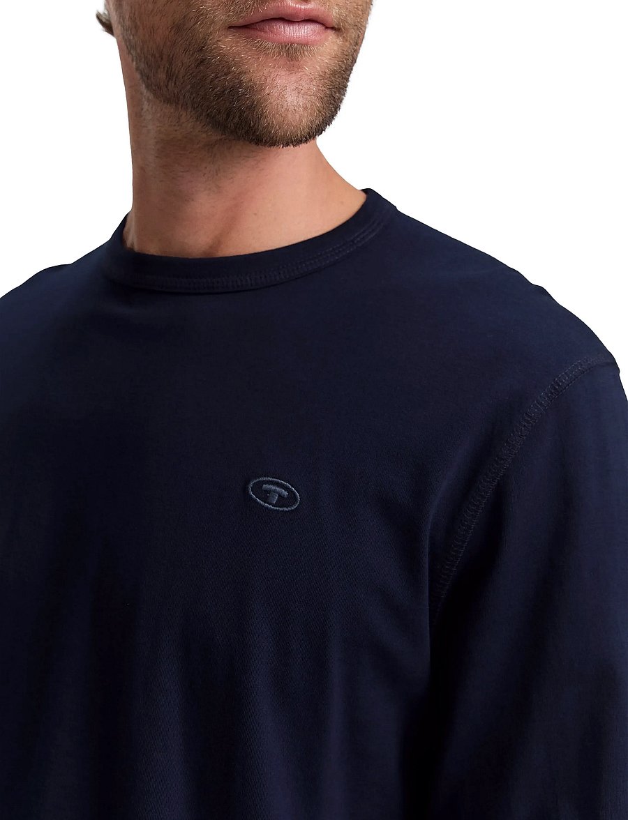 Tom Tailor - basic longsleeve - långärmade t-shirts - sky captain blue - 3