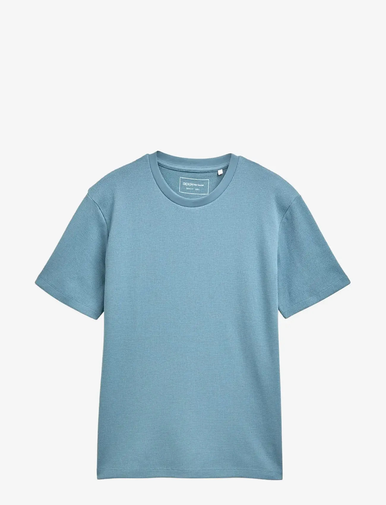 Tom Tailor - structured t-shirt - kurzärmelig - citadel blue - 1