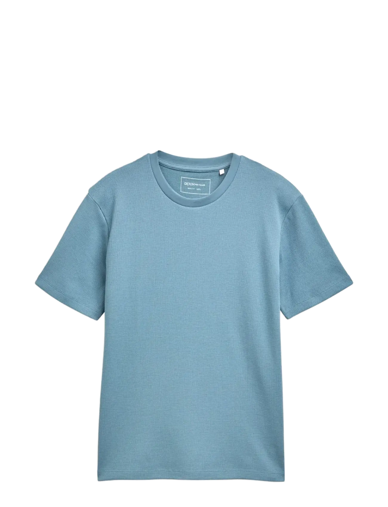 Tom Tailor structured t-shirt - TOM TAILOR - CITADEL BLUE / blue