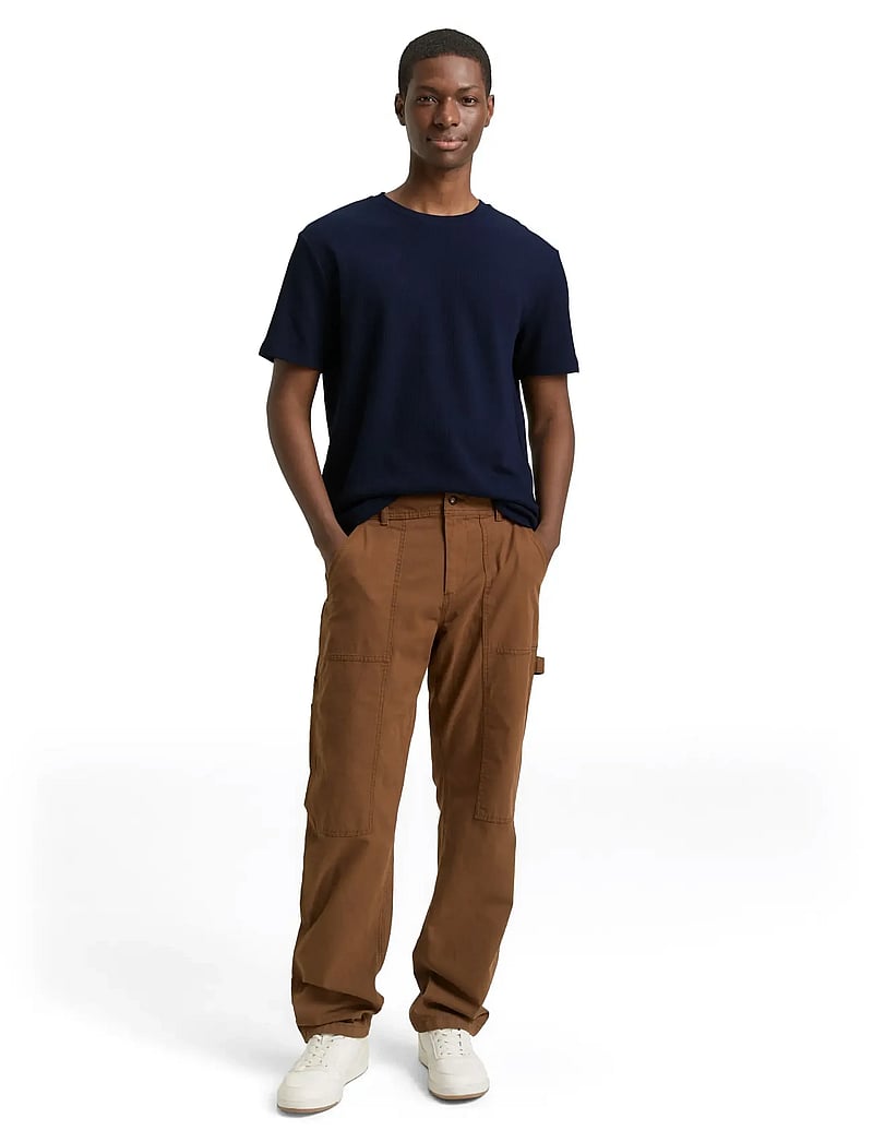 Tom Tailor - structured t-shirt - kurzärmelig - sky captain blue - 0
