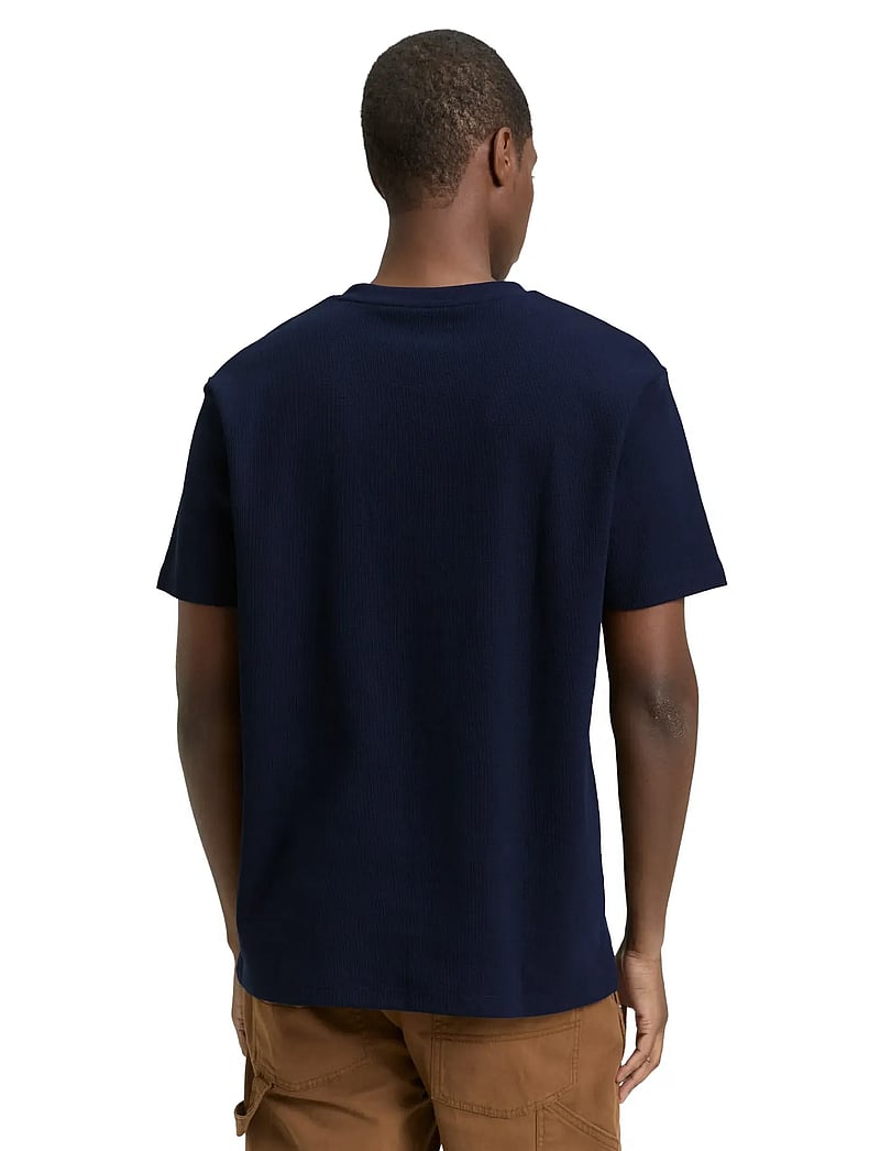 Tom Tailor - structured t-shirt - kurzärmelig - sky captain blue - 2