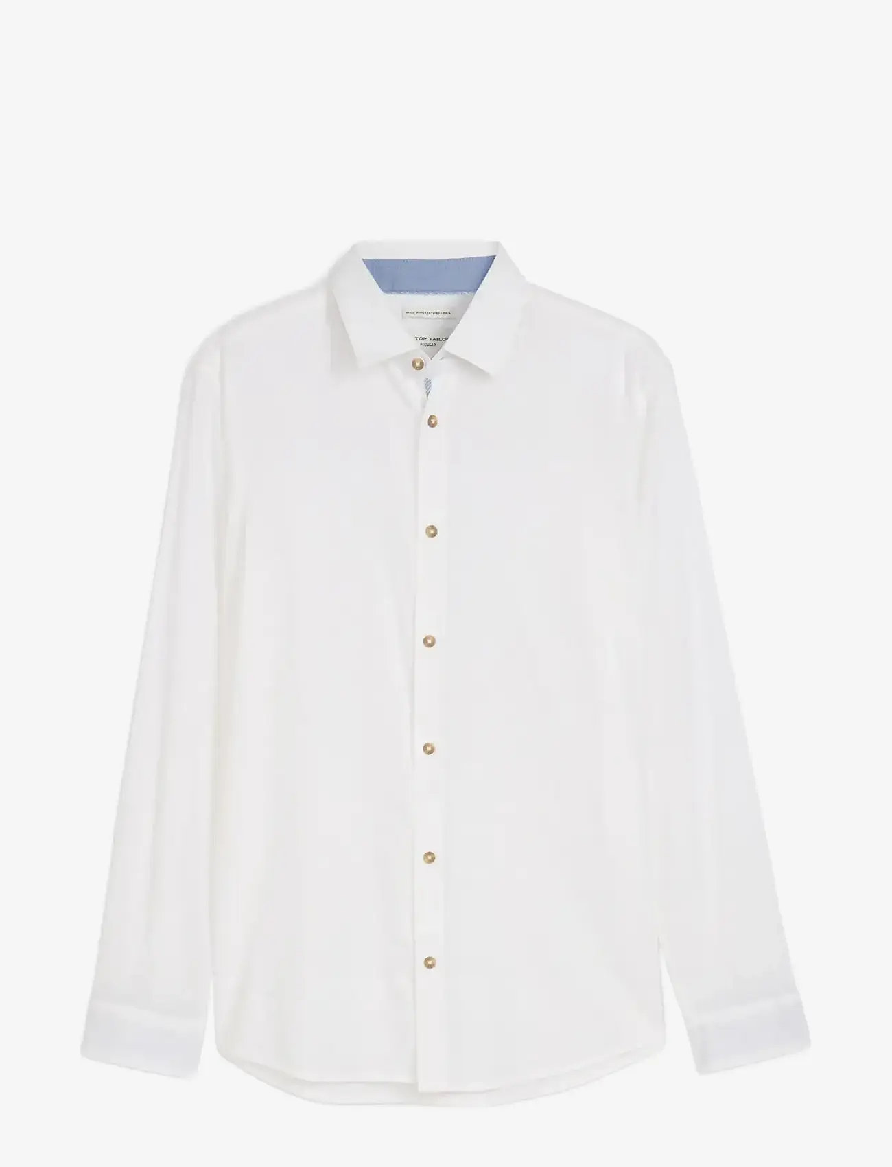 Tom Tailor - cotton linen shirt - linased särgid - white - 1