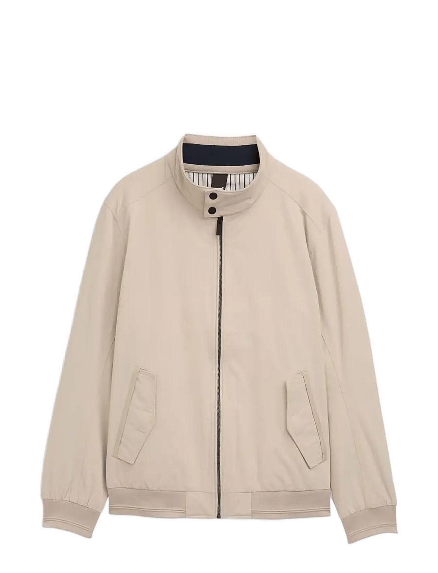 Tom Tailor - harrington jacket - frühlingsjacken - cashew beige - 1