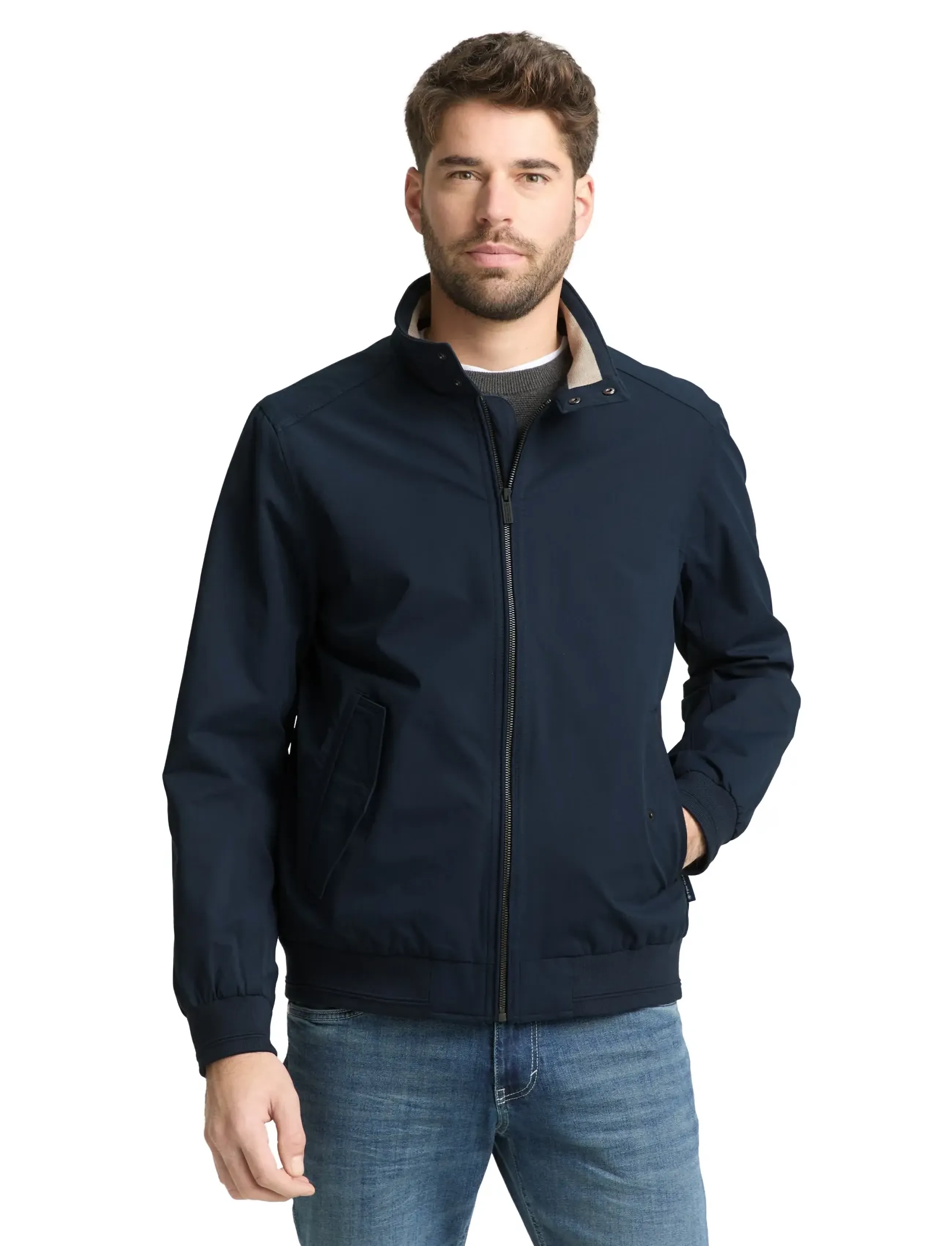 Tom Tailor - harrington jacket - vårjackor - sky captain blue - 3