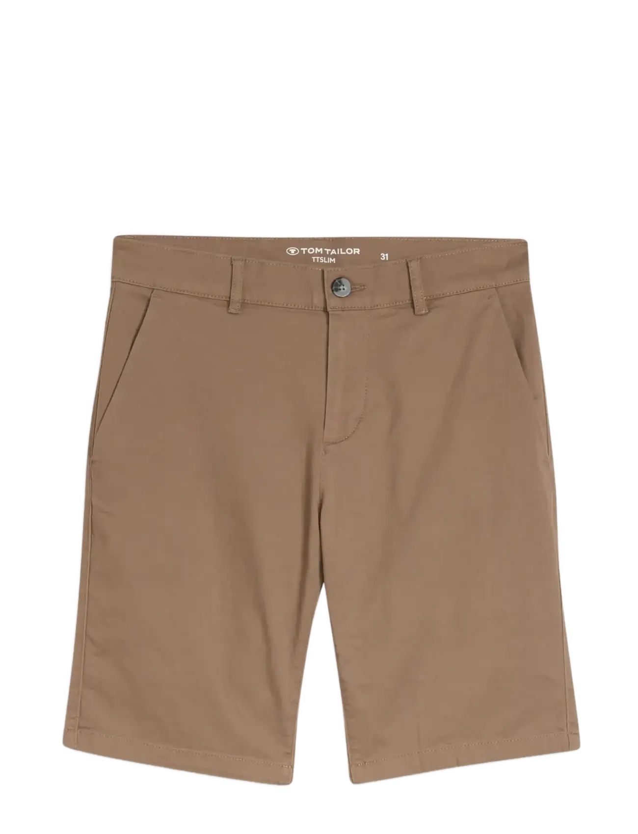Tom Tailor slim chino shorts - Chinos shorts - CARIBOU BEIGE / brown