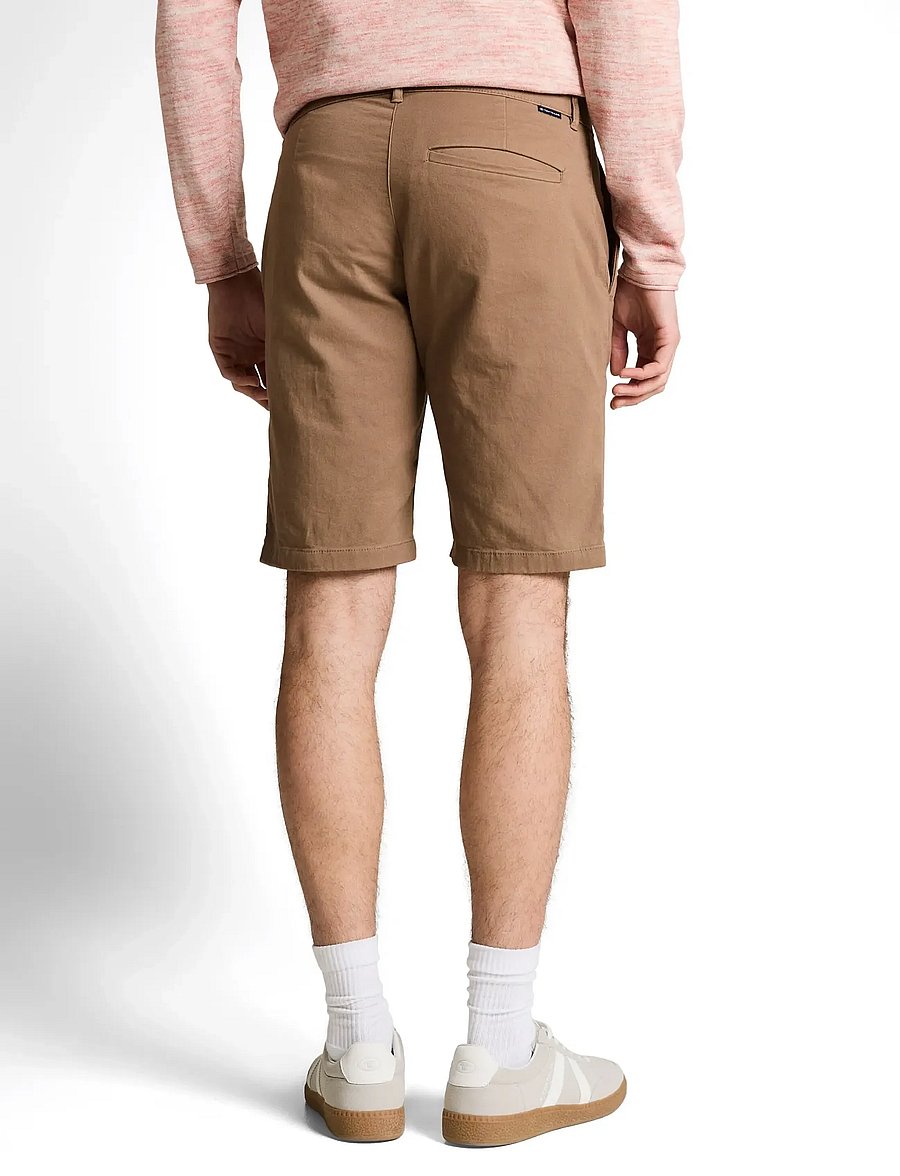 Tom Tailor - slim chino shorts - chinos shorts - caribou beige - 2
