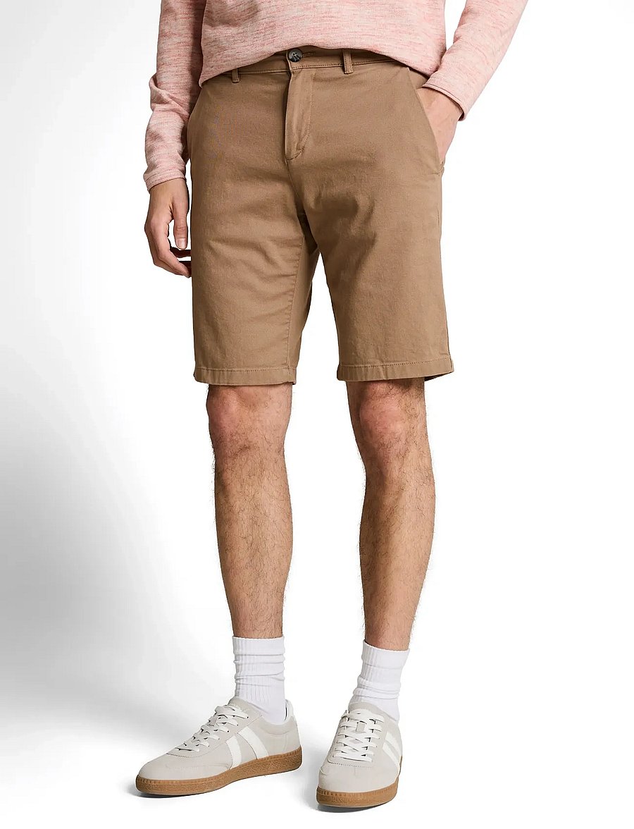 Tom Tailor - slim chino shorts - chinos shorts - caribou beige - 3