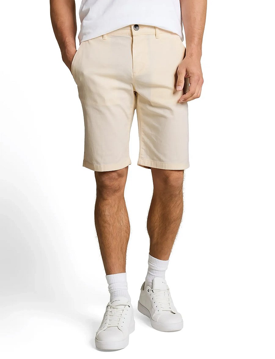 Tom Tailor - slim chino shorts - chinos shorts - gardenia white - 3