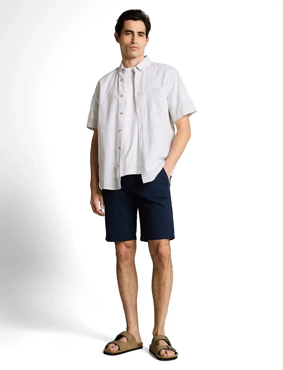 Tom Tailor - slim chino shorts - chinos shorts - sky captain blue - 0