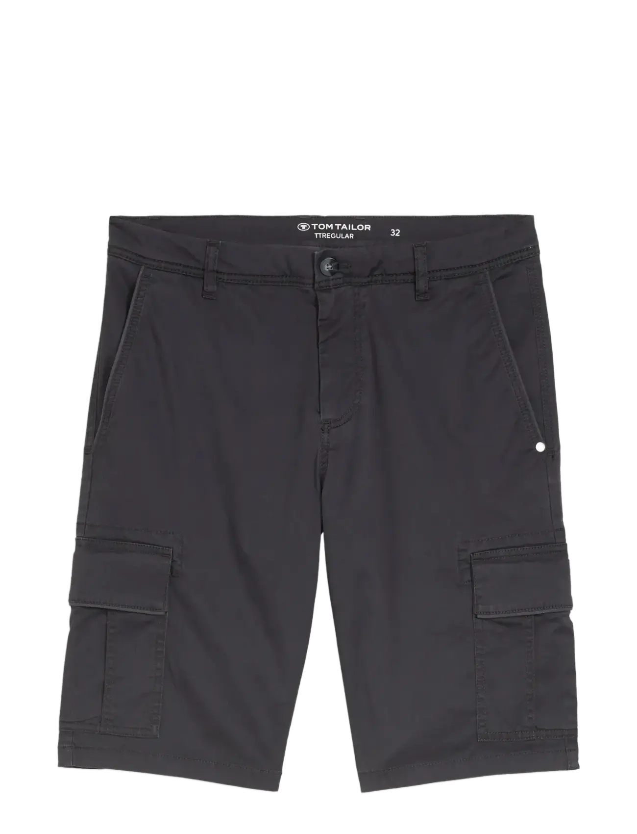 Tom Tailor regular printed cargo short - Shorts - GREY MINI GEOMETRIC PRINT / grey