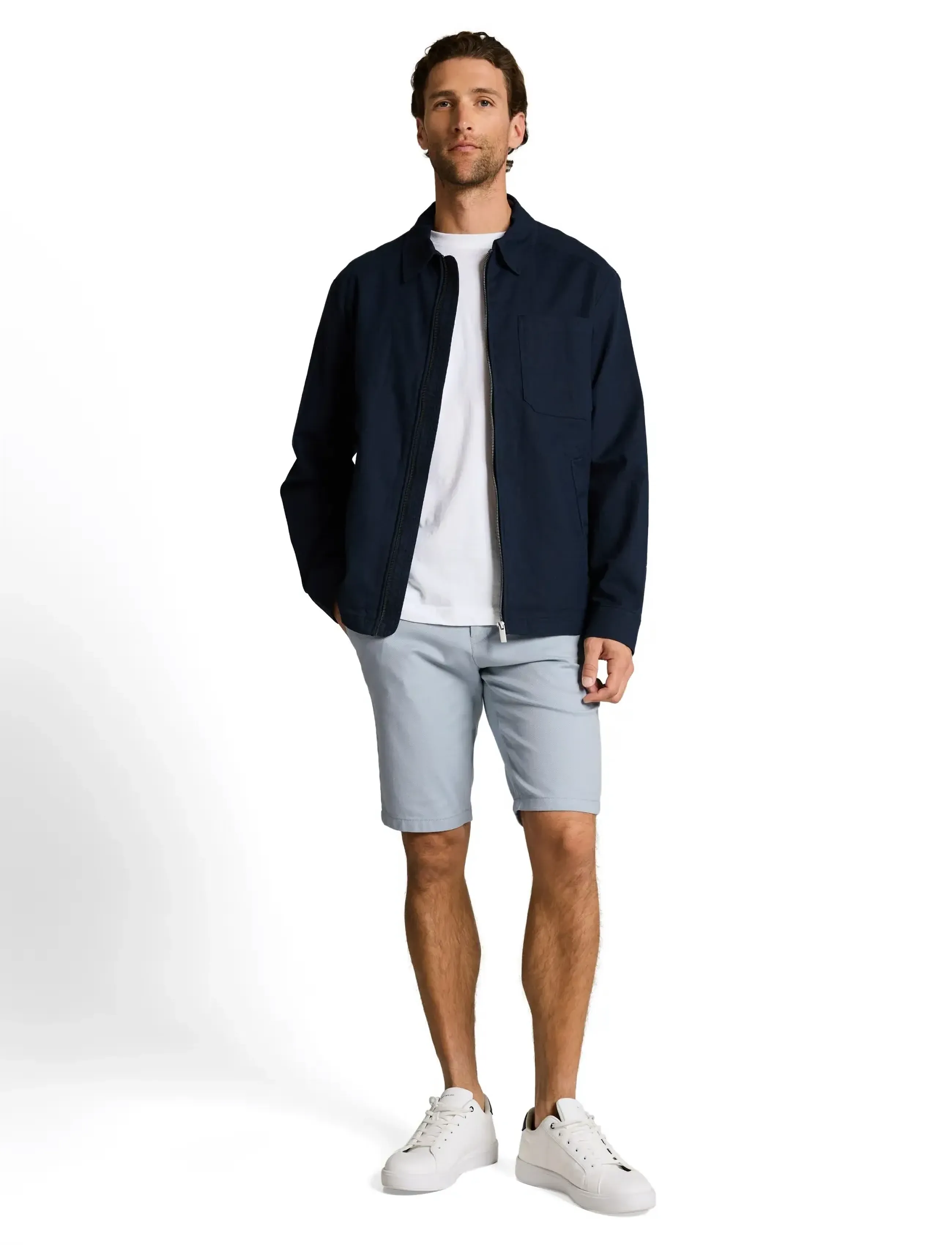 Tom Tailor Traveler Slim Chino Shorts, 34, Braun - Chinos Männerswear