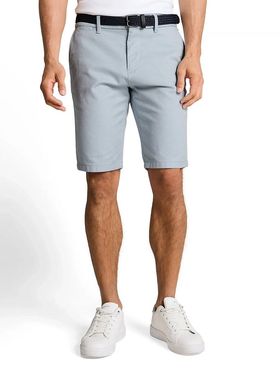 Tom Tailor - traveler slim chino shorts - chinos shorts - blue white zigzag structure - 3
