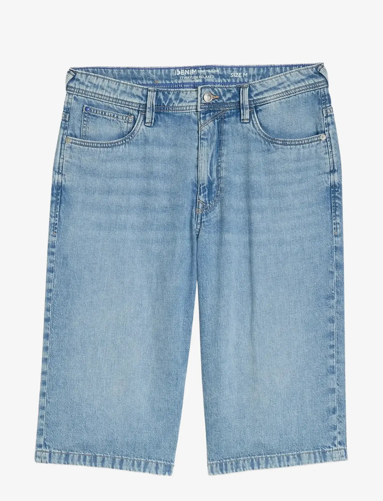 Tom Tailor - TTWAYLEN RELAXED JORTS - jorts - used light stone blue denim - 1