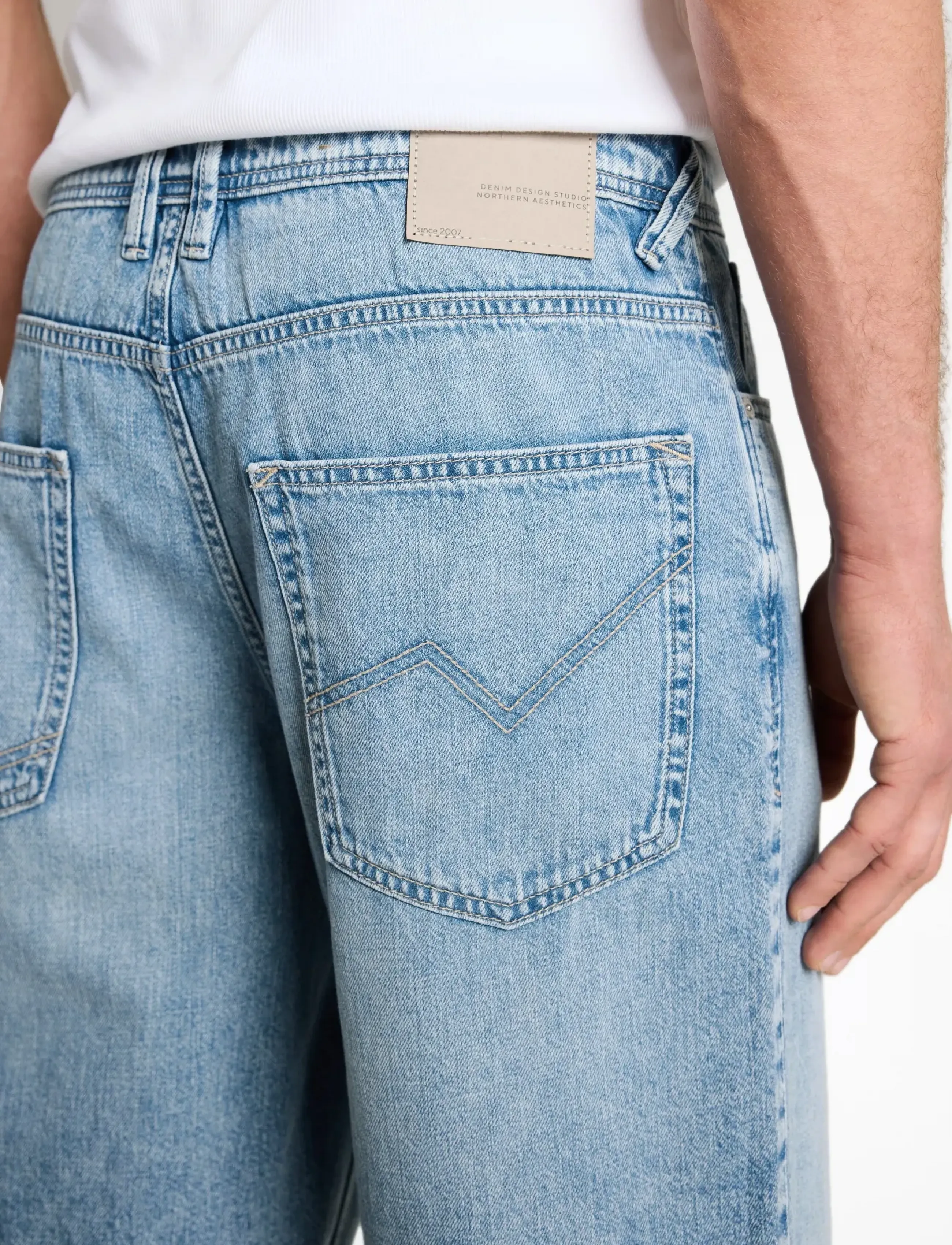 Tom Tailor - TTWAYLEN RELAXED JORTS - herren - used light stone blue denim - 4