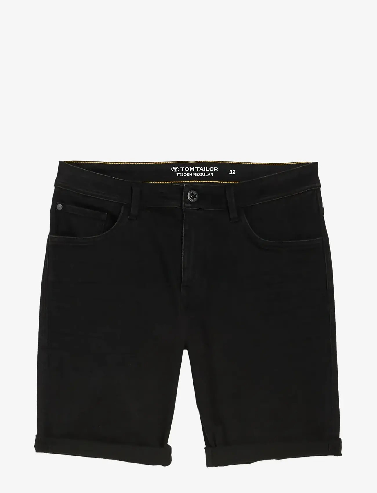Tom Tailor - TTJOSH REGULAR SHORTS - jorts - black black denim - 1