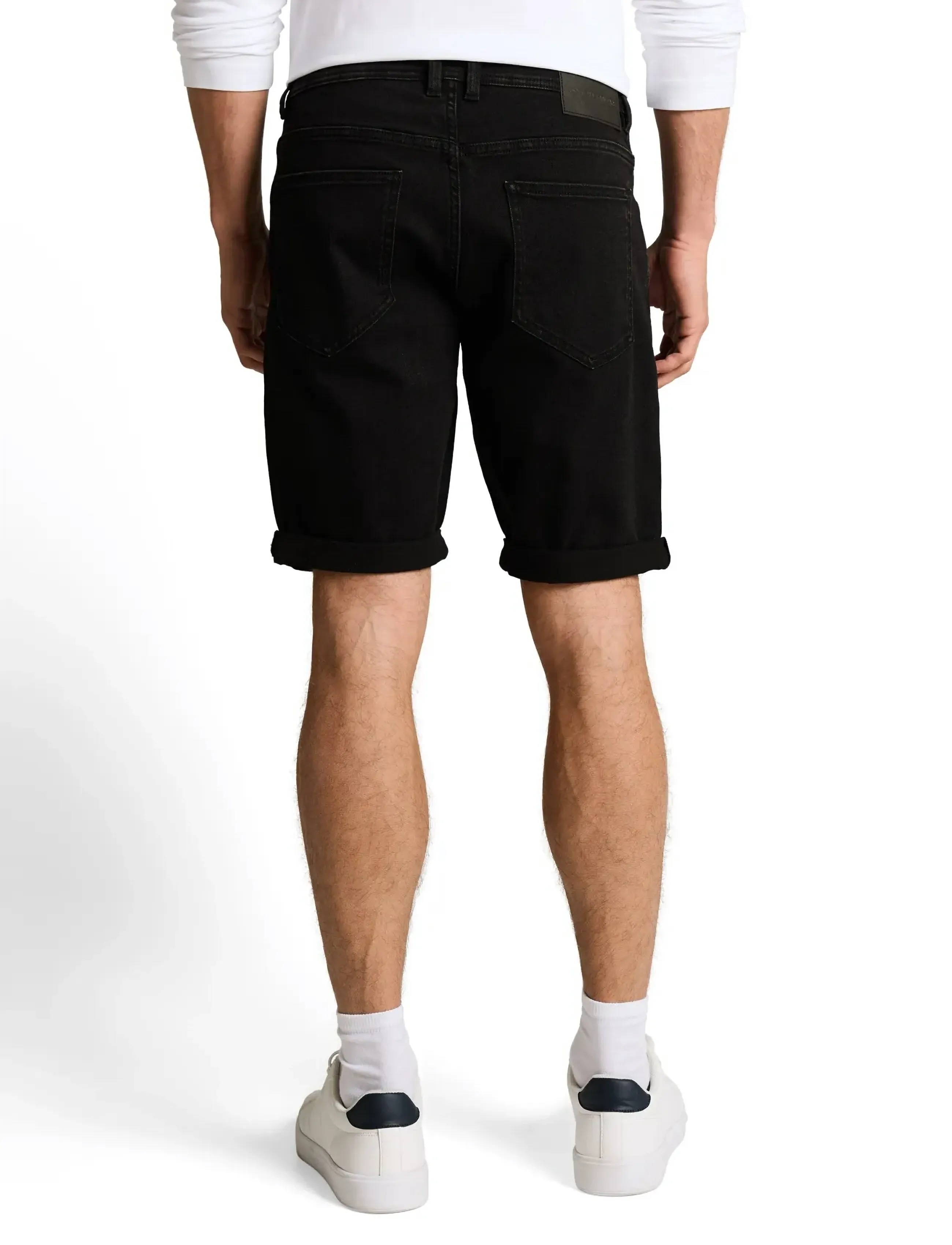 Tom Tailor - TTJOSH REGULAR SHORTS - jorts - black black denim - 2
