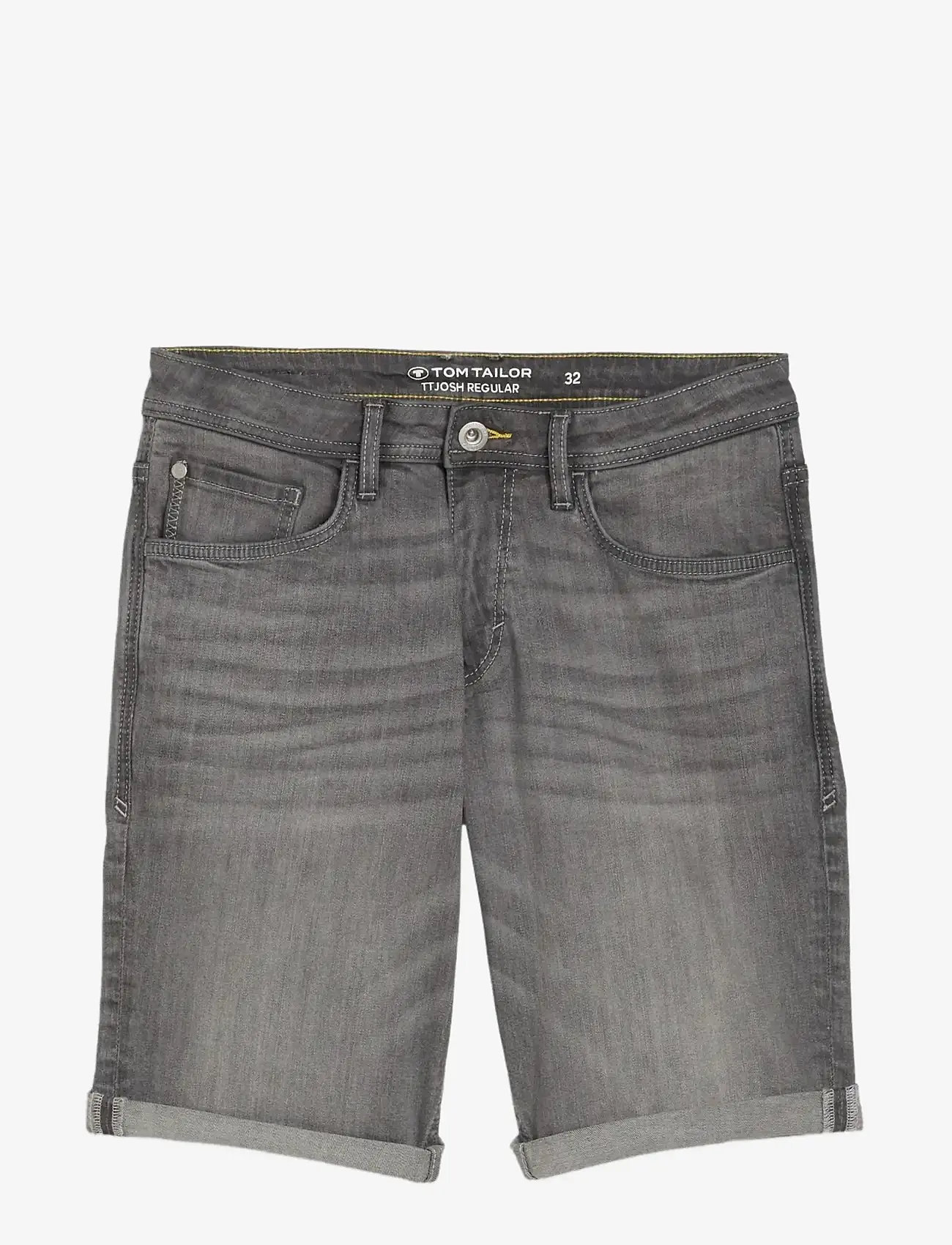 Tom Tailor - TTJOSH REGULAR SHORTS - jorts - grey denim - 1