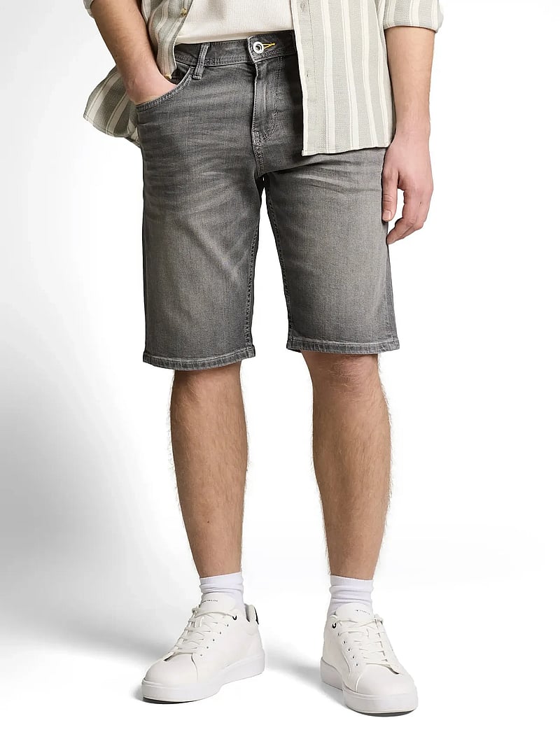 Tom Tailor - TTJOSH REGULAR SHORTS - jorts - grey denim - 3