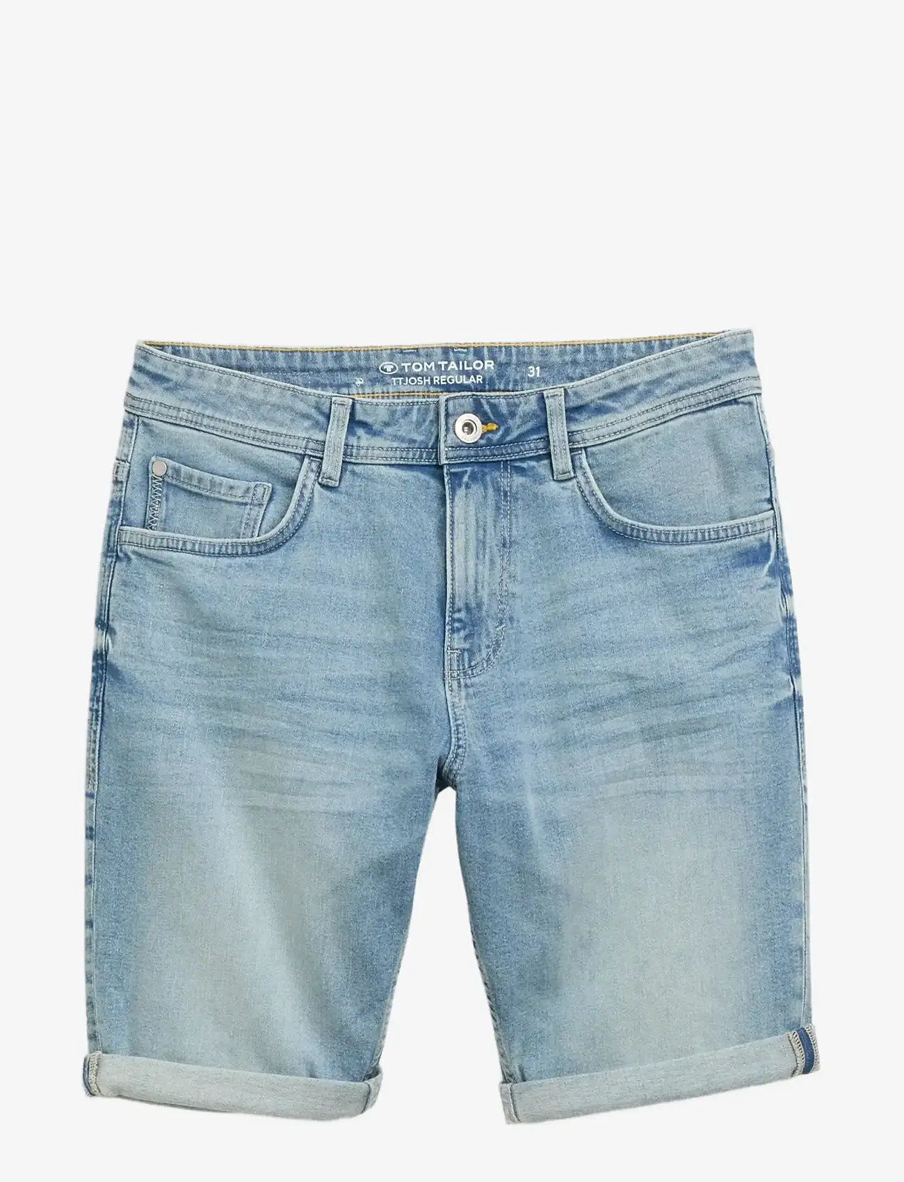 Tom Tailor - TTJOSH REGULAR SHORTS - madalaimad hinnad - light stone blue denim - 1