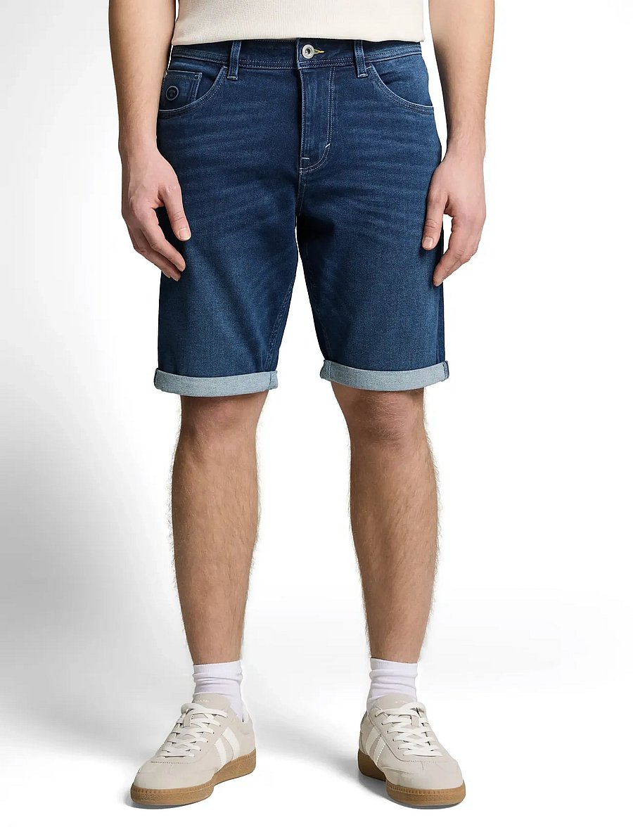 Tom Tailor - TTJOSH REGULAR SHORTS - jorts - used mid stone blue denim - 3