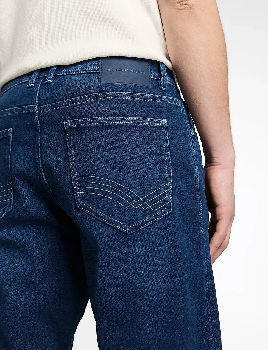 Tom Tailor - TTJOSH REGULAR SHORTS - jorts - used mid stone blue denim - 4