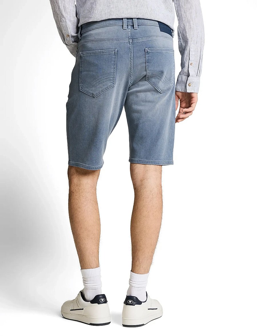 Tom Tailor - TTJOSH REGULAR SHORTS - jorts - mid stone blue grey denim - 2