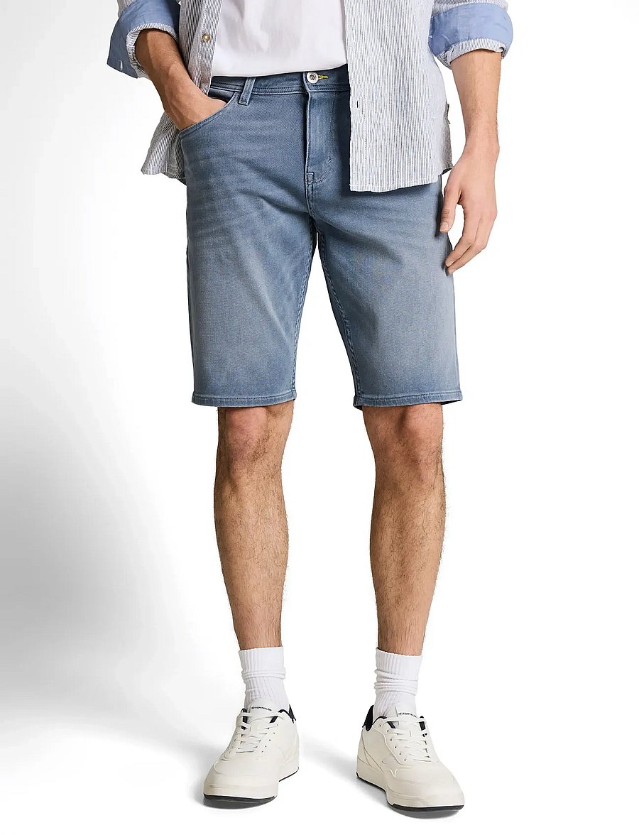 Tom Tailor - TTJOSH REGULAR SHORTS - jorts - mid stone blue grey denim - 3
