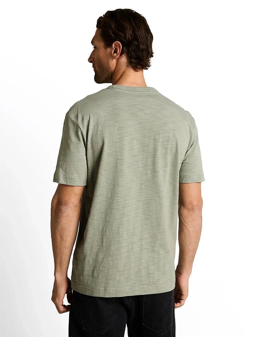 Tom Tailor - photoprint t-shirt - short-sleeved t-shirts - greyish shadow olive - 2