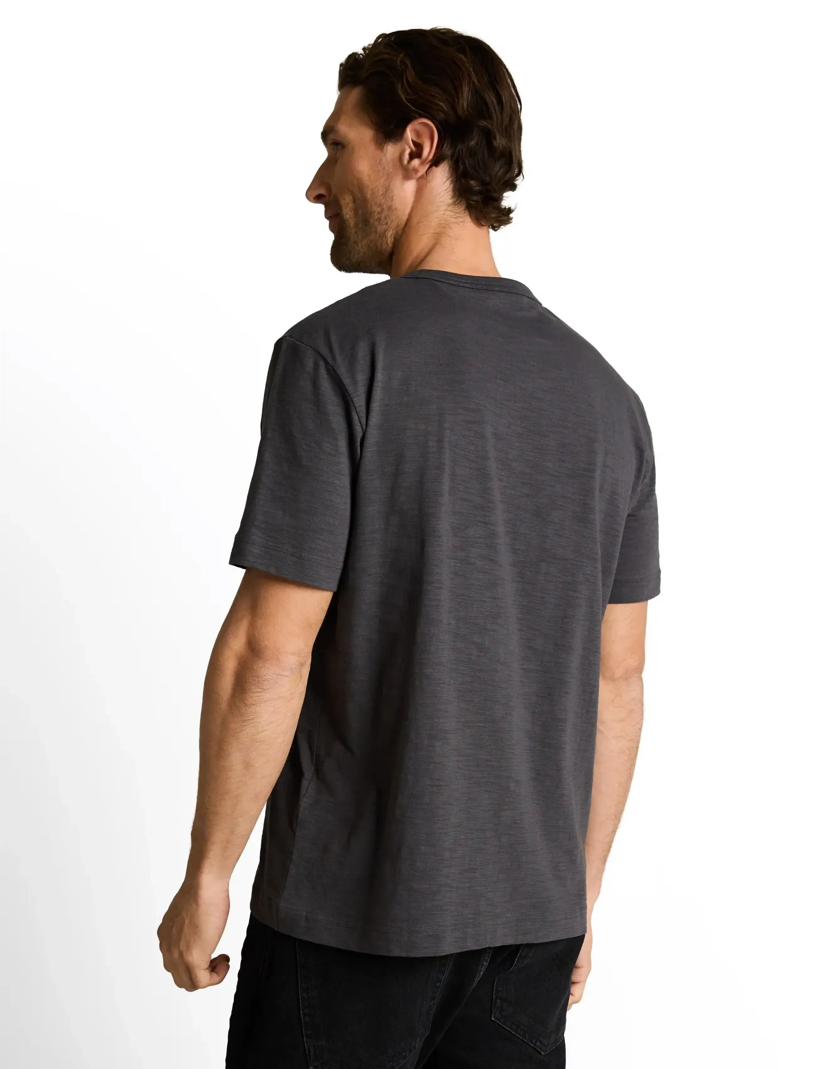 Tom Tailor - photoprint  t-shirt - stutterma bolir - tarmac grey - 2
