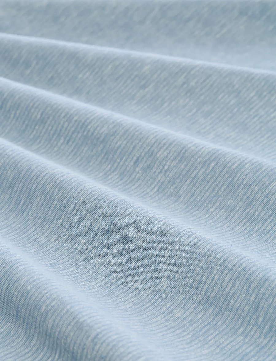 Tom Tailor - fine striped serafino - kortärmade t-shirts - spring blue fine stripe - 5