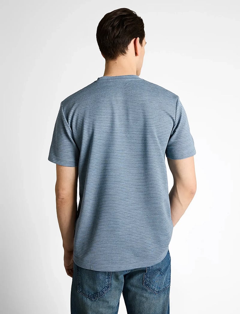 Tom Tailor - striped t-shirt - kurzärmelig - blue grey grindle stripe - 2