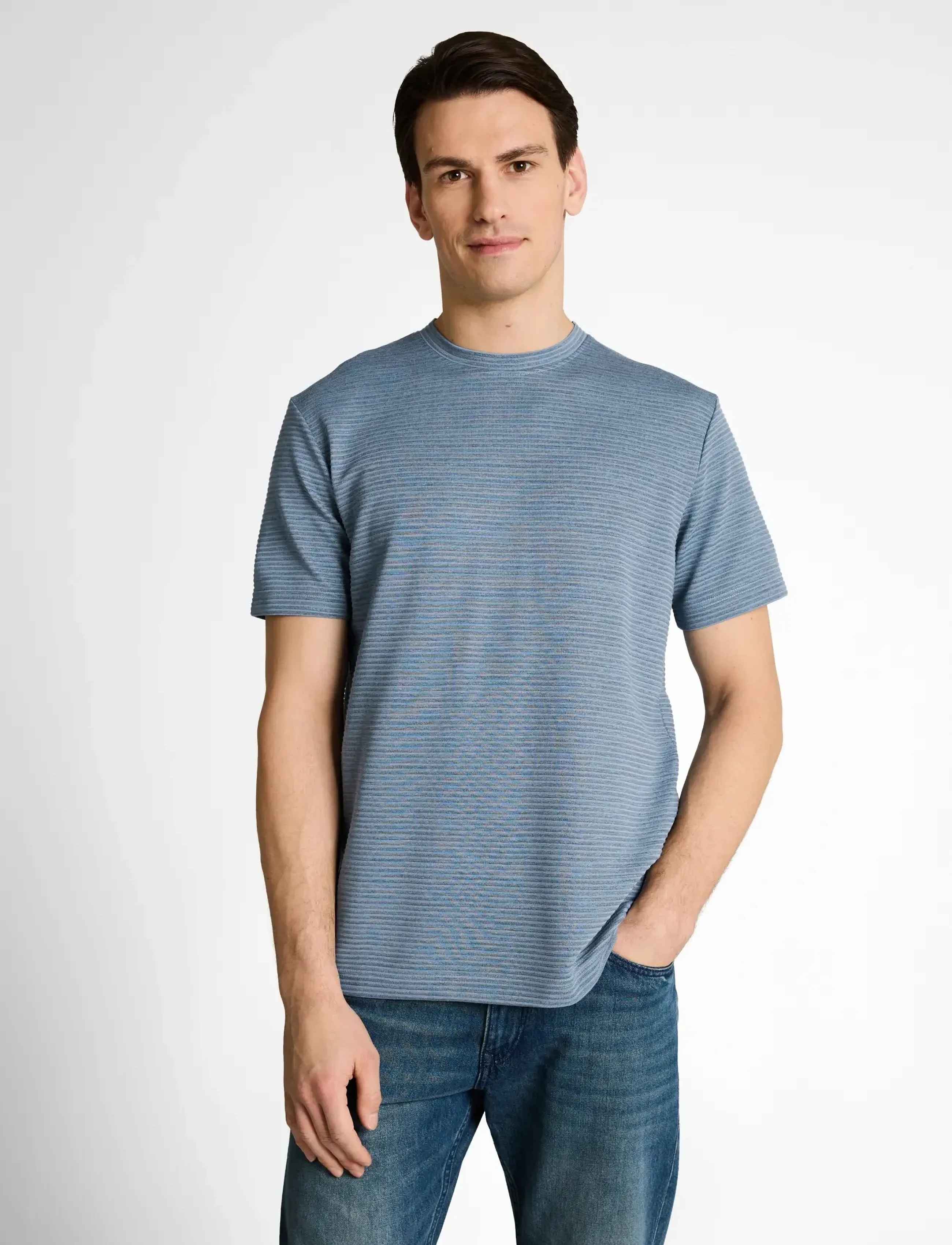 Tom Tailor - striped t-shirt - die niedrigsten preise - blue grey grindle stripe - 3