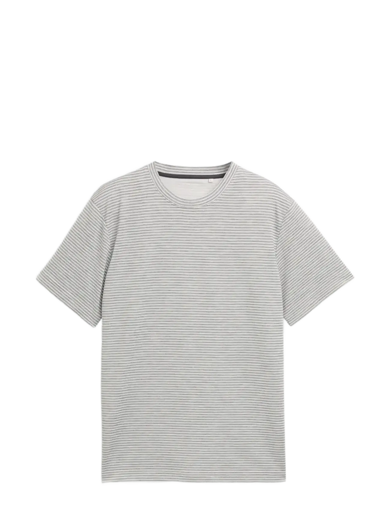 Tom Tailor striped t-shirt - TOM TAILOR - WHITE GREY GRINDLE STRIPE / grey
