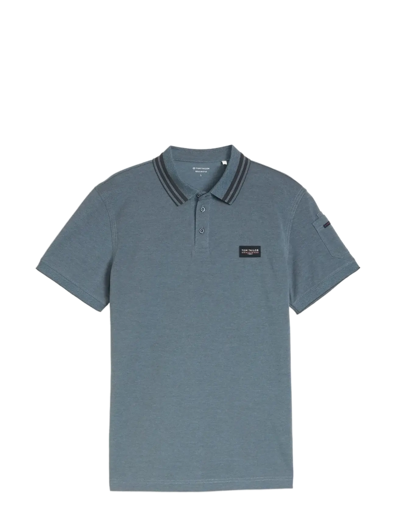 TOM TAILOR Detailed Polo Blau - M - Herren
