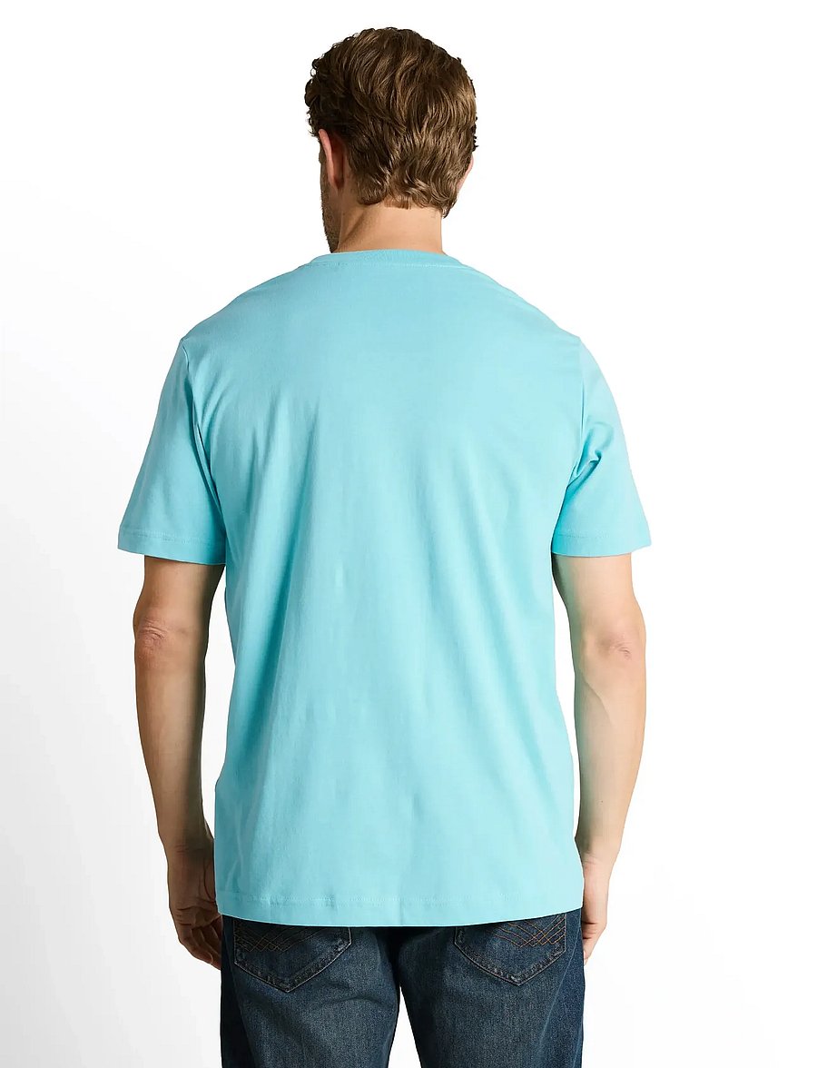 Tom Tailor - photoprint t-shirt - kurzärmelige t-shirts - river teal - 2