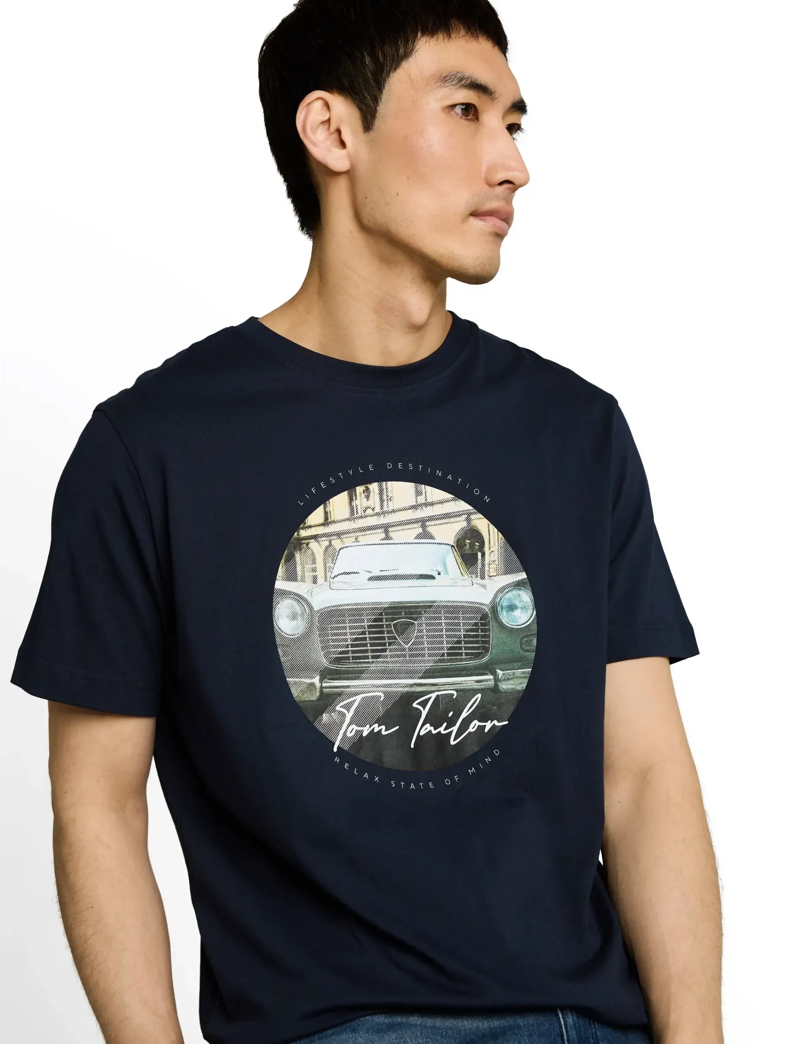 Tom Tailor - photoprint t-shirt - kurzärmelig - sky captain blue - 3