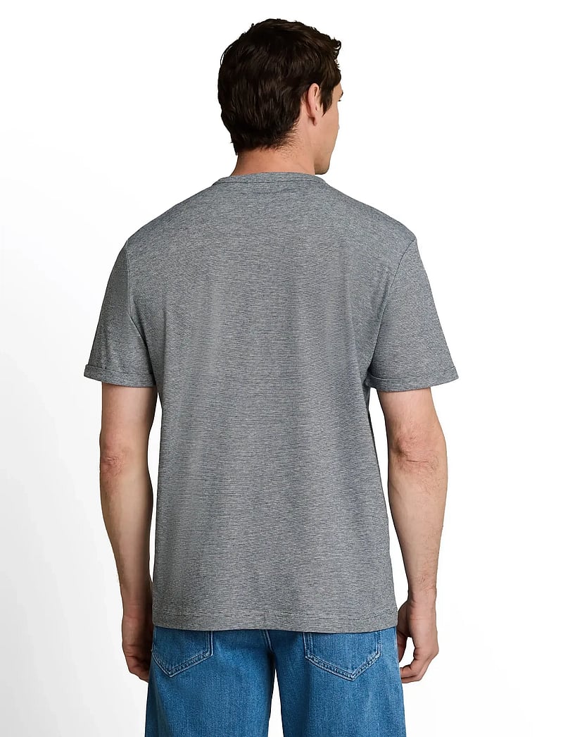 Tom Tailor - printed t-shirt - kortærmede t-shirts - navy white stripes - 2