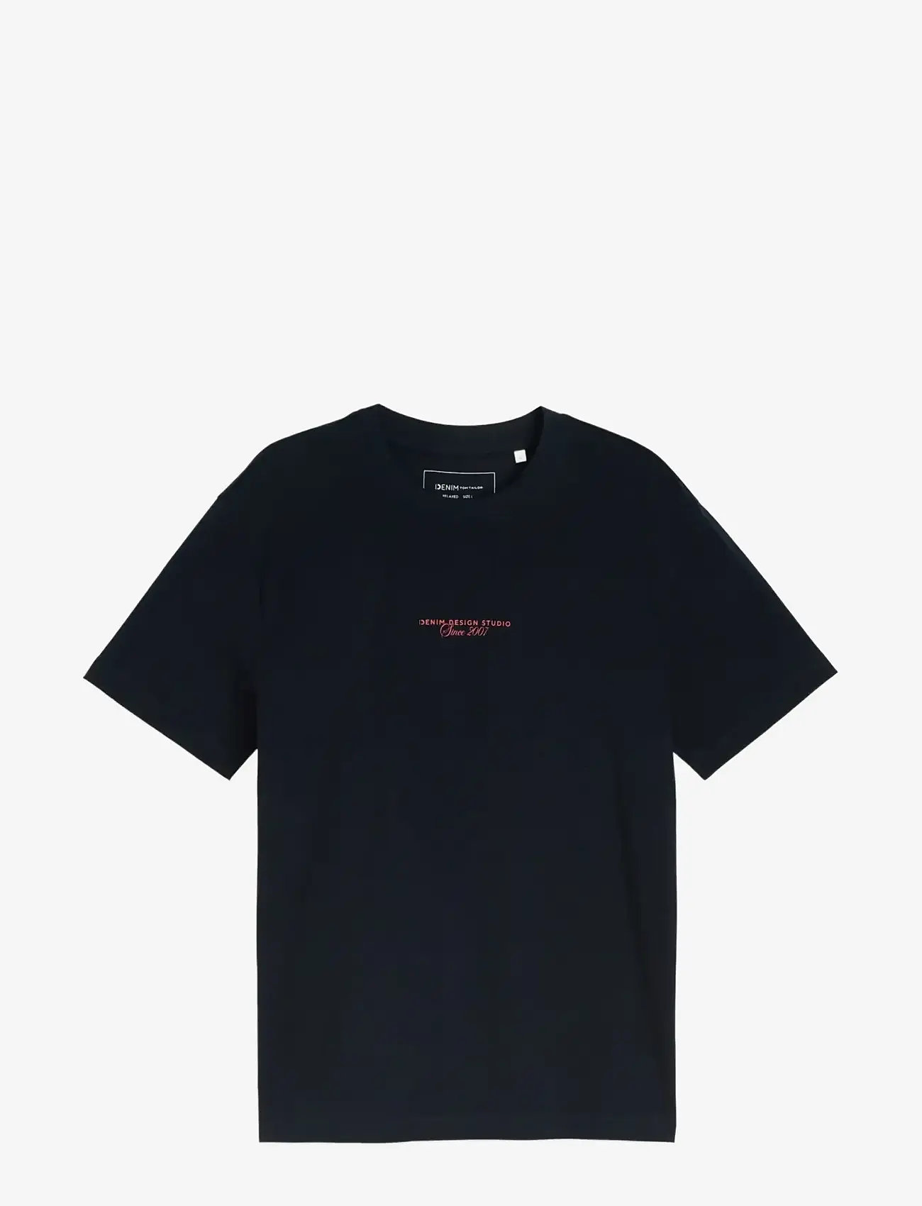 Tom Tailor - relaxed printed t-shirt - lühikeste varrukatega t-särgid - sky captain blue - 1