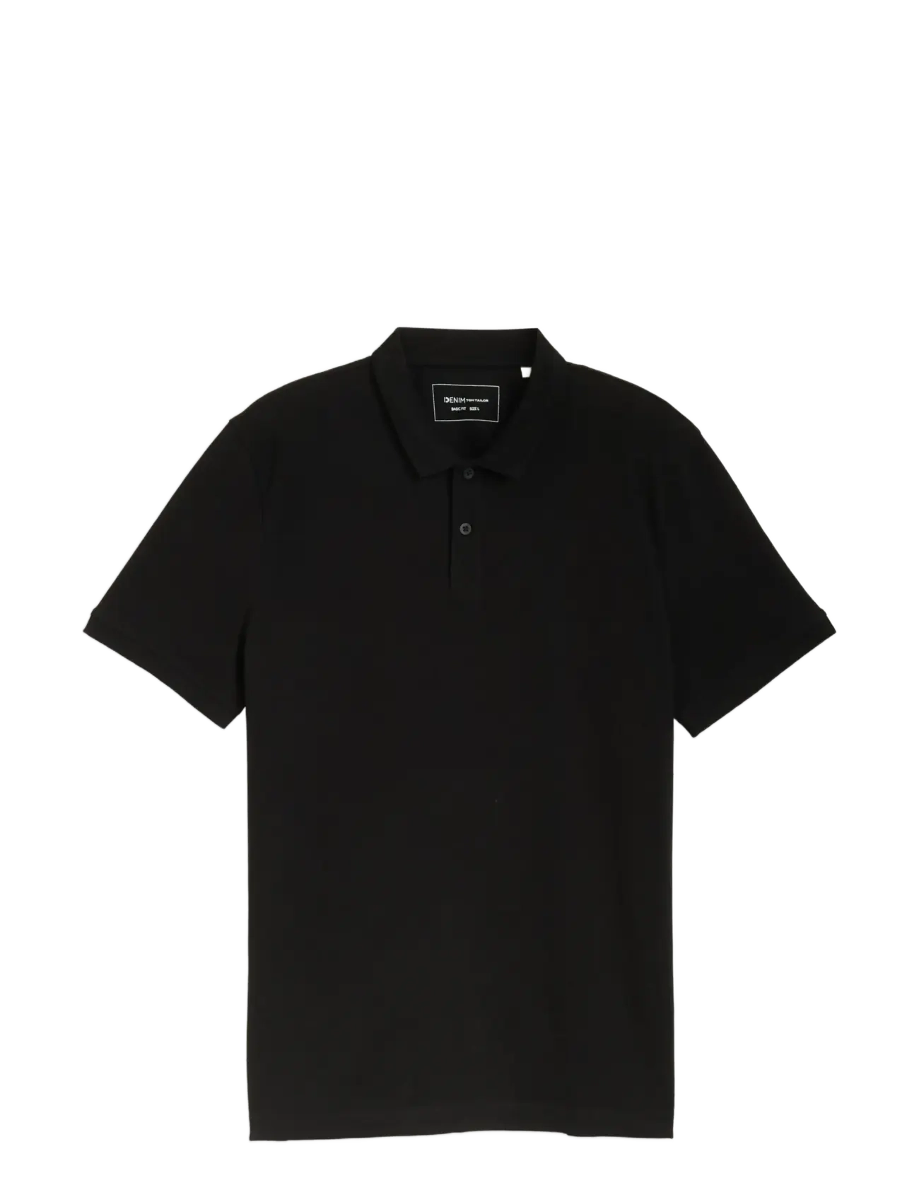 TOM TAILOR Basic Polo Schwarz - L - Herren