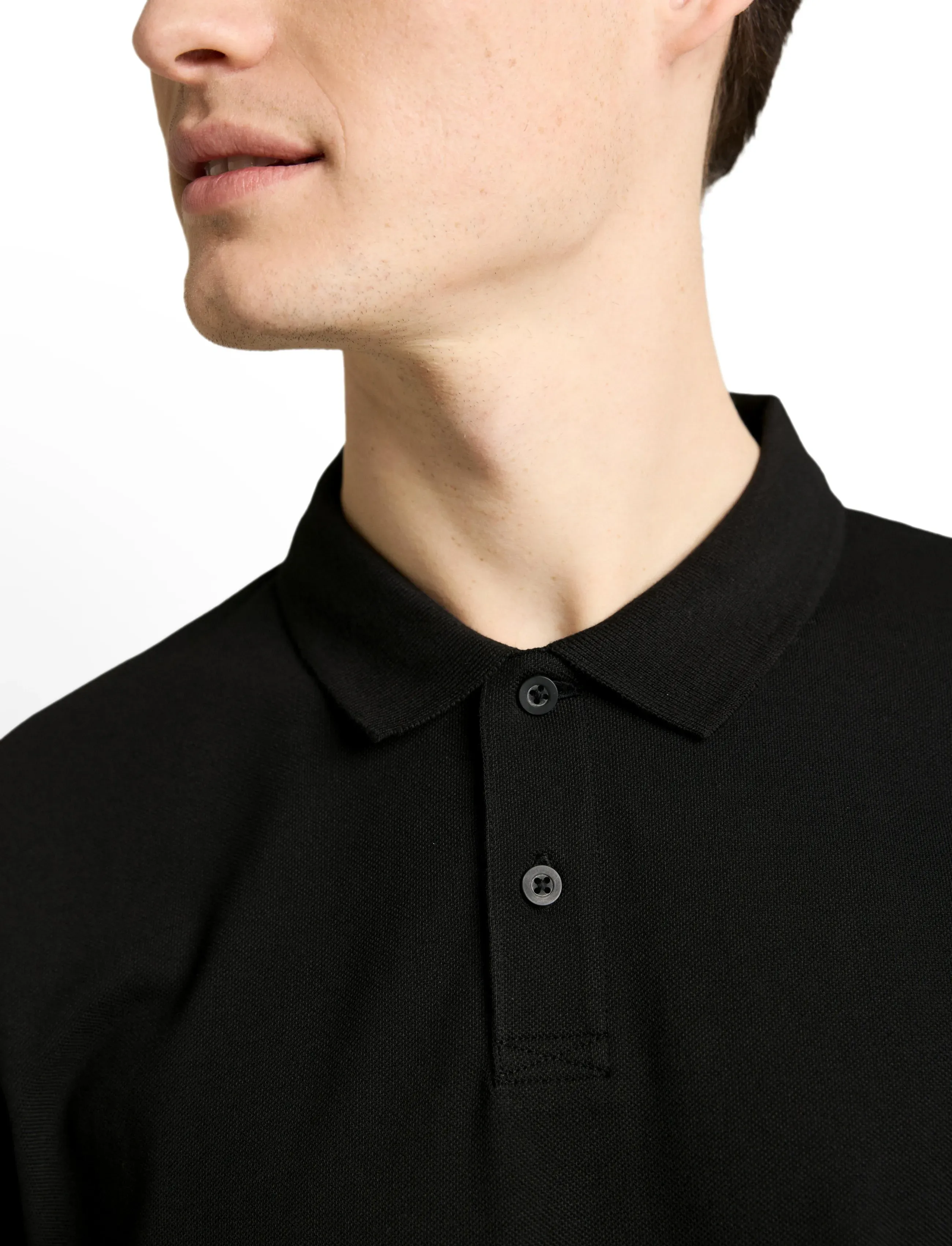 Tom Tailor - basic polo - short-sleeved polos - black - 4