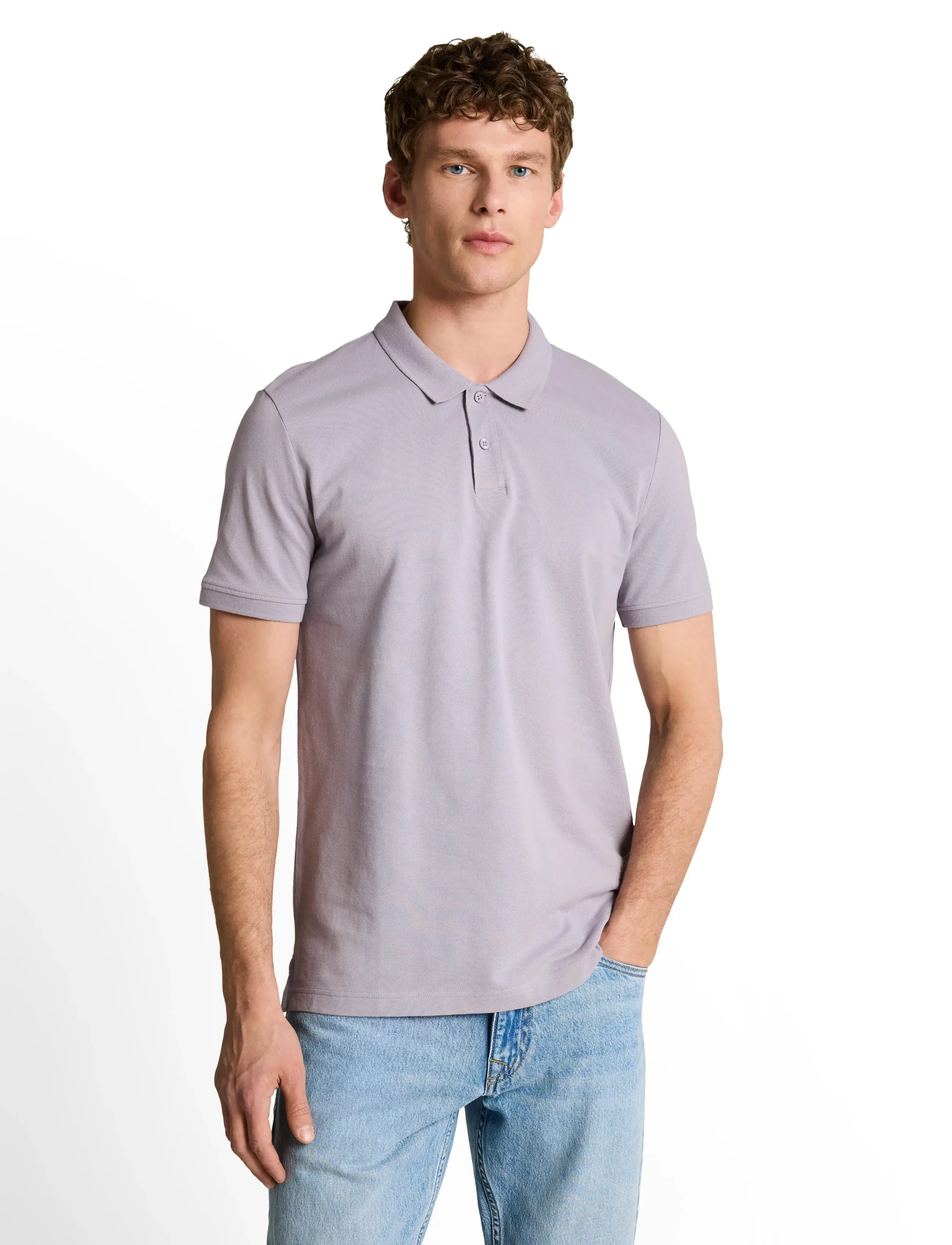 Tom Tailor Basic Polo, XXL, Purple, Poloer > Kortærmede, Herre