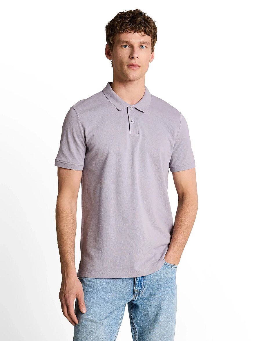 Tom Tailor - basic polo - kortärmade pikéer - soft lilac grey - 0