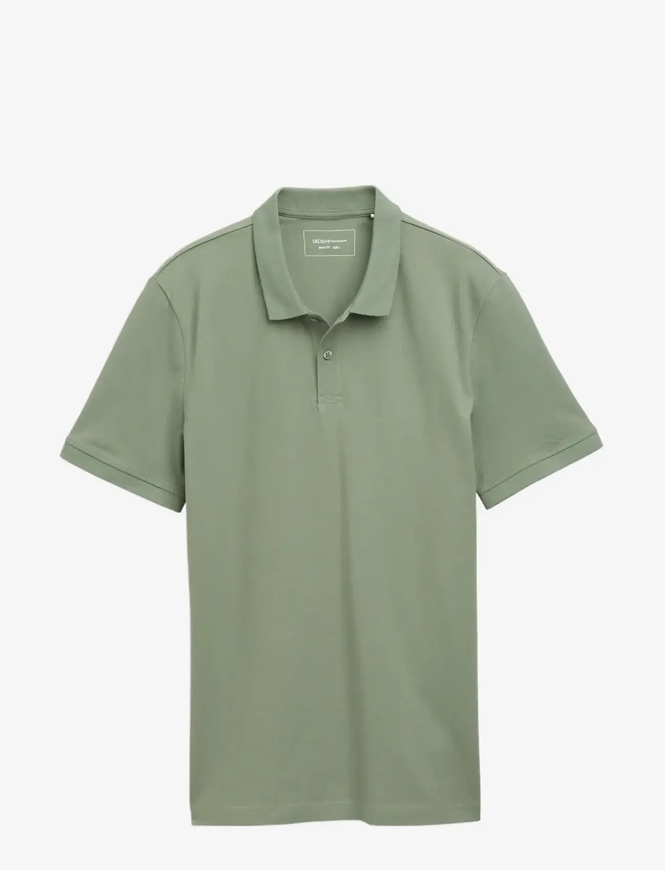 Tom Tailor - basic polo - short-sleeved polos - soft sage - 1