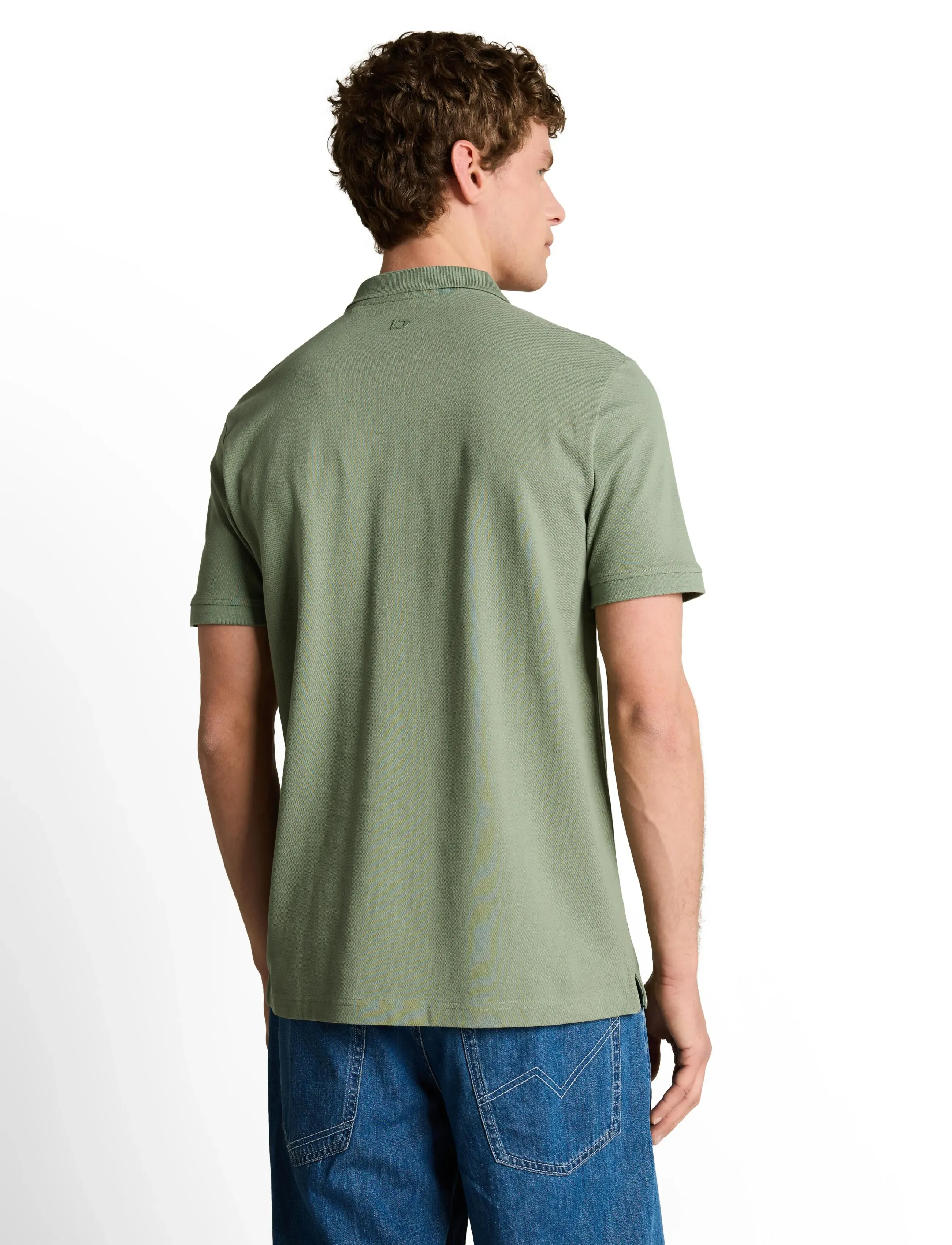 Tom Tailor - basic polo - laveste priser - soft sage - 2