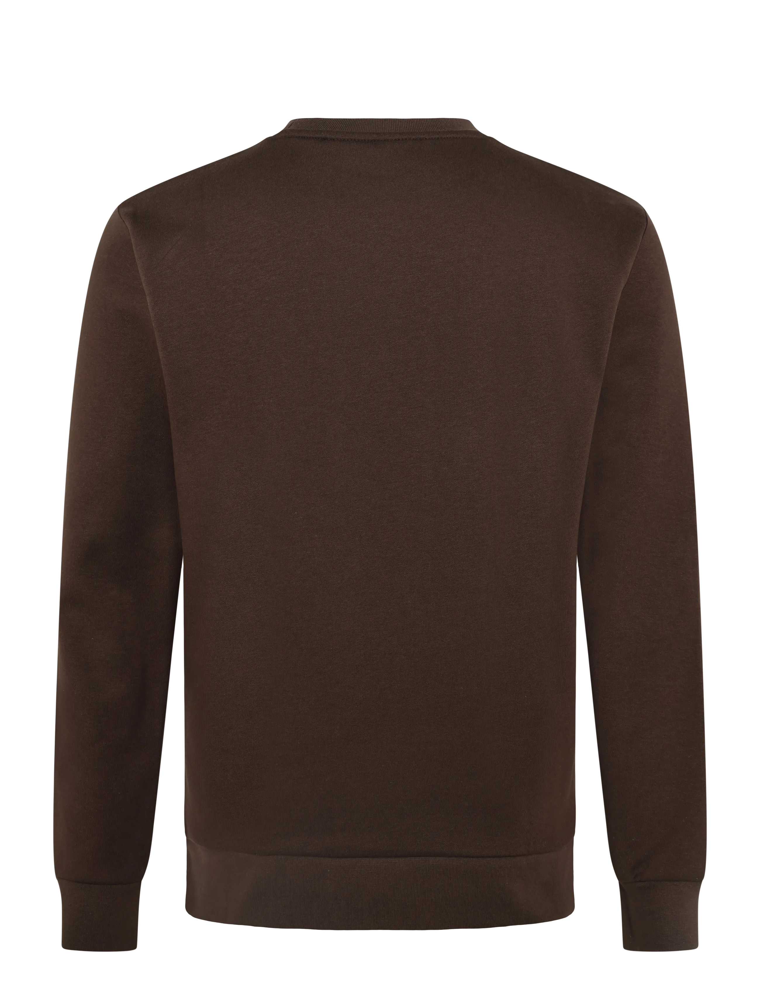 Tom Tailor - solid crew neck sweatshirt - kollektioner - cool dark brown - 2