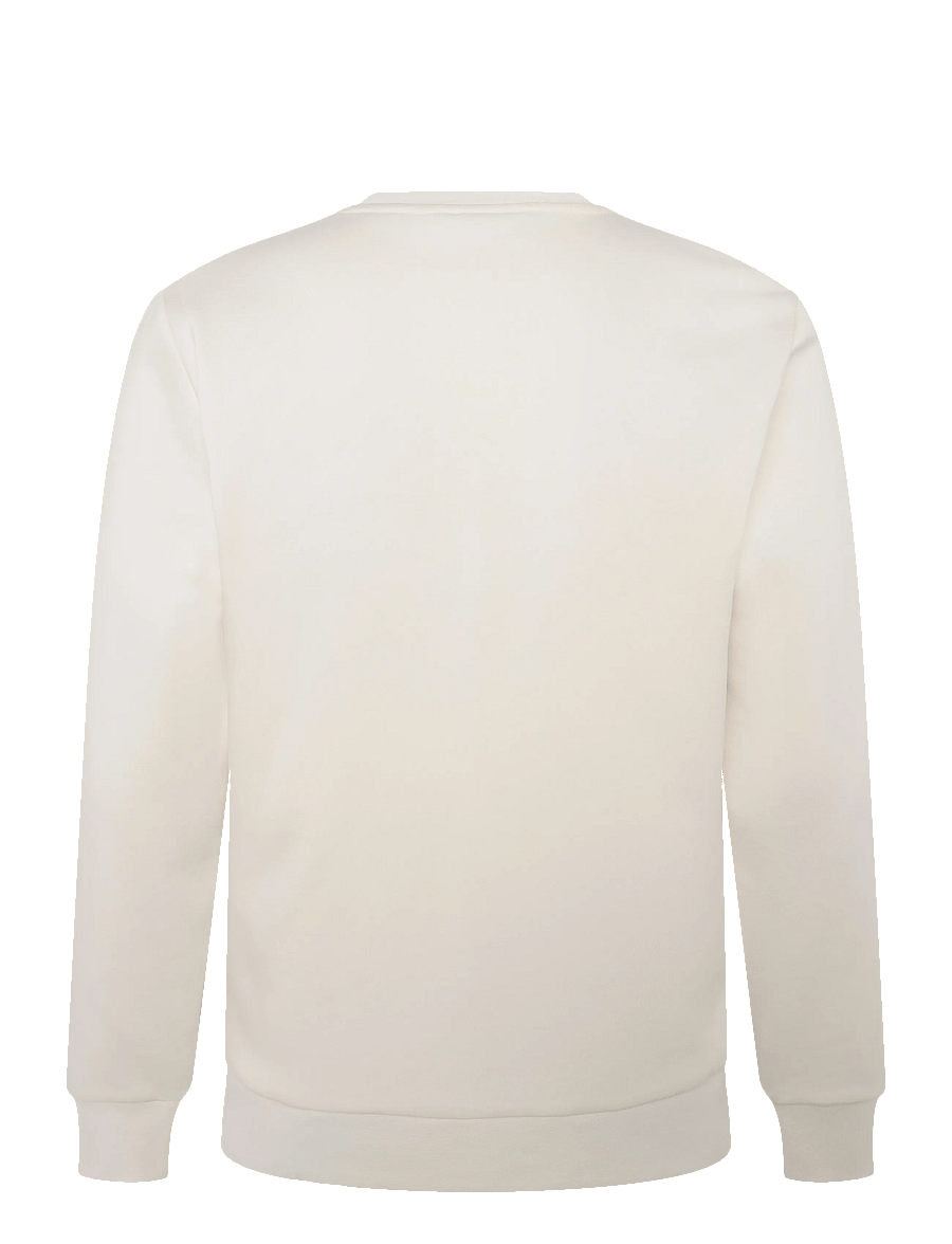 Tom Tailor - solid crew neck sweatshirt - sweatshirts - gardenia white - 2