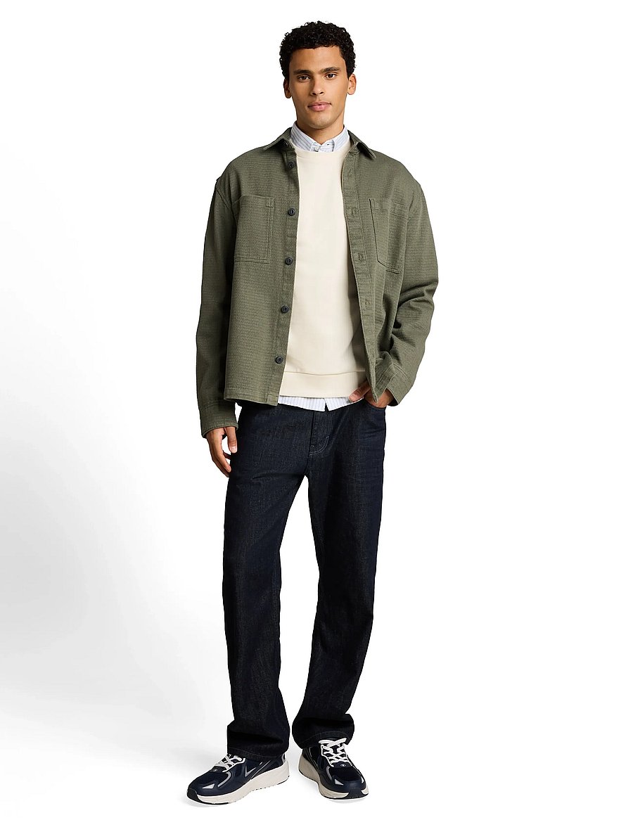 Tom Tailor - solid crew neck sweatshirt - sweatshirts - gardenia white - 0