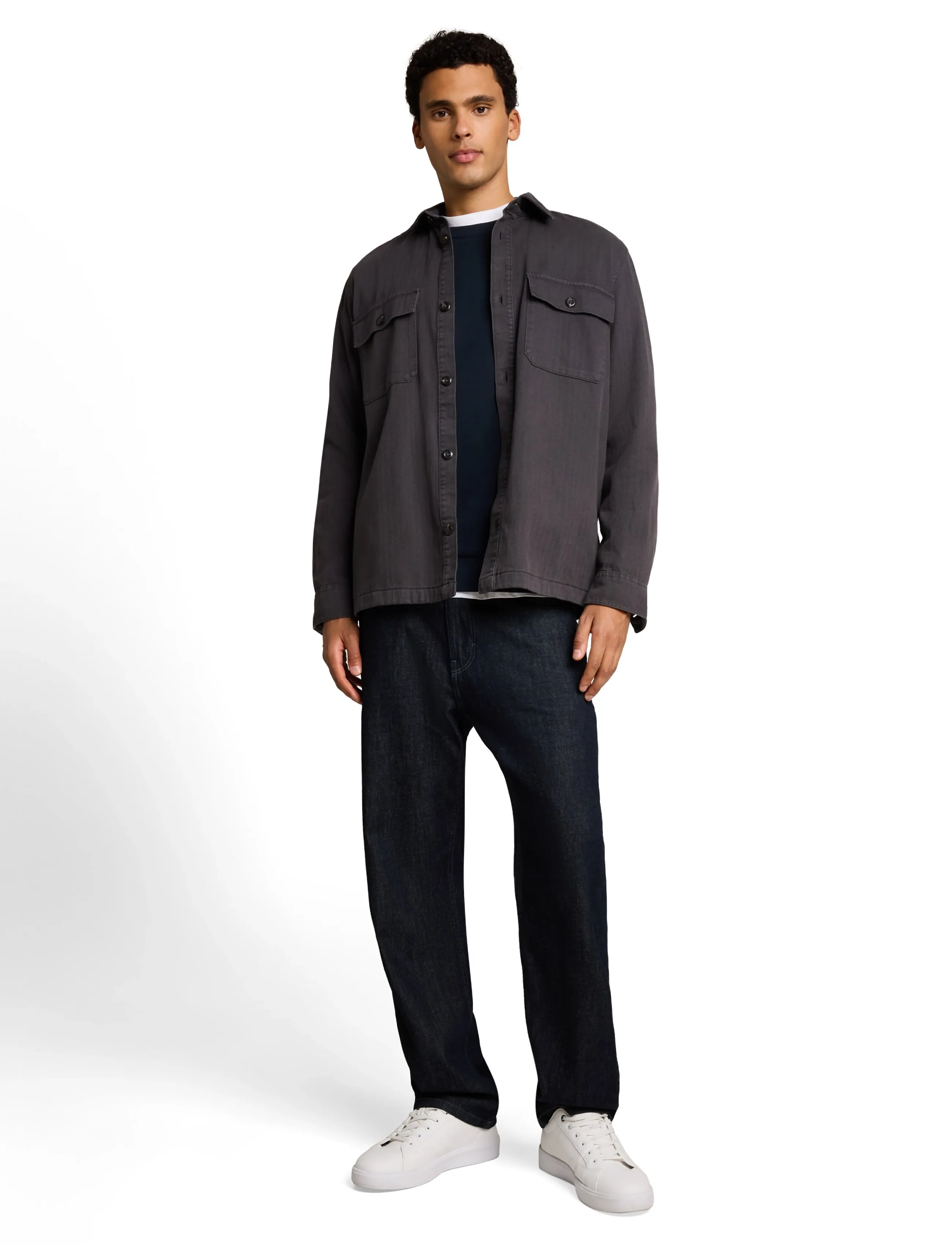 Tom Tailor solid crew neck sweatshirt - Sweatshirts - SKY CAPTAIN BLUE / navy